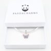 C04001 bunter schmetterling mit steinen charm anhaenger pic03