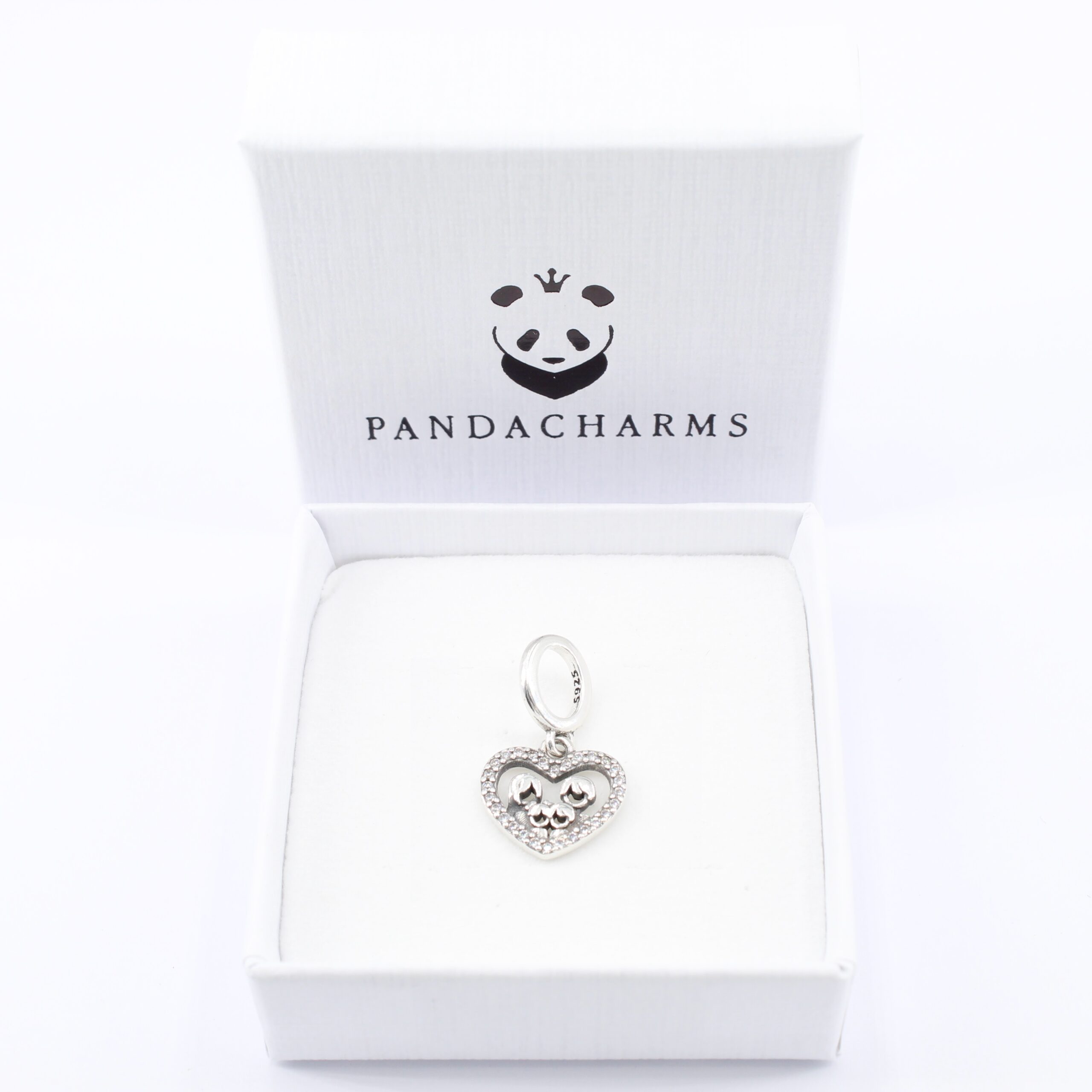 Alternative view of Familienglück Herz Charm Anhänger