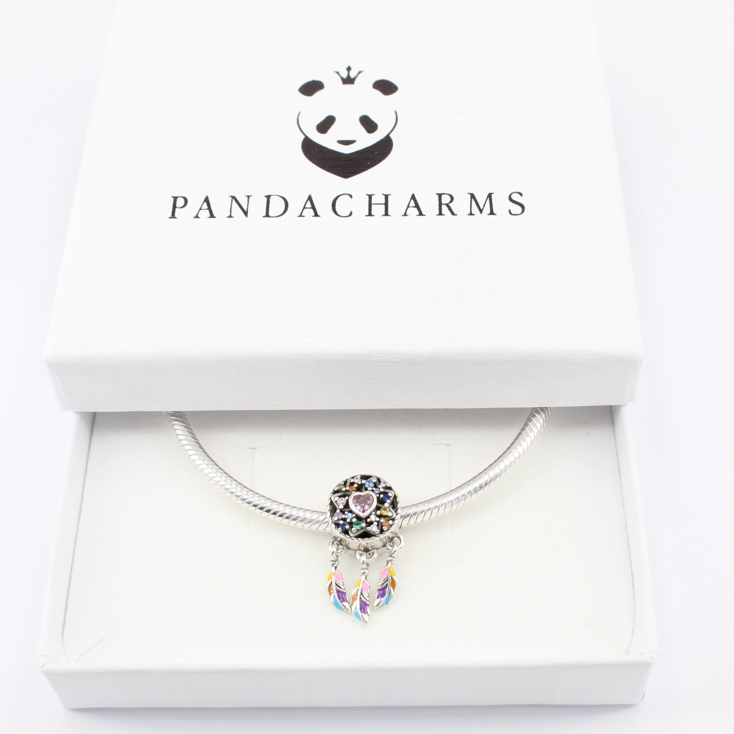 Bunter Traumfänger Charm 3 Bunter Traumfänger Charm
