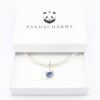 C04065 delfin mit blauem herz charm anhaenger pic03