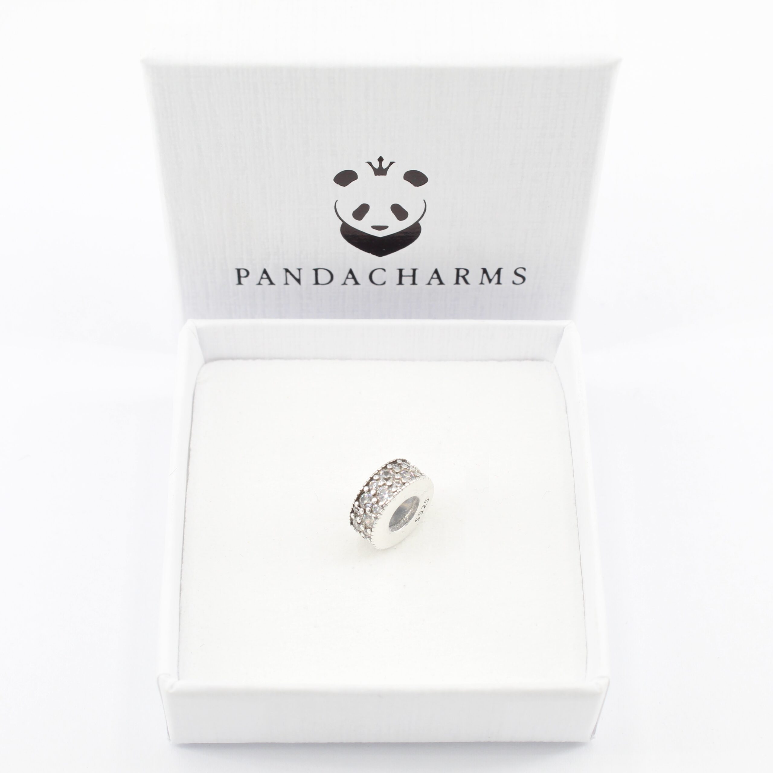 Alternative view of Zweireihiges Pavé Stopper Zwischenelement