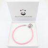 B04001 rosa leder charm armband schmetterling pic03