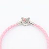 B04001 rosa leder charm armband schmetterling pic04