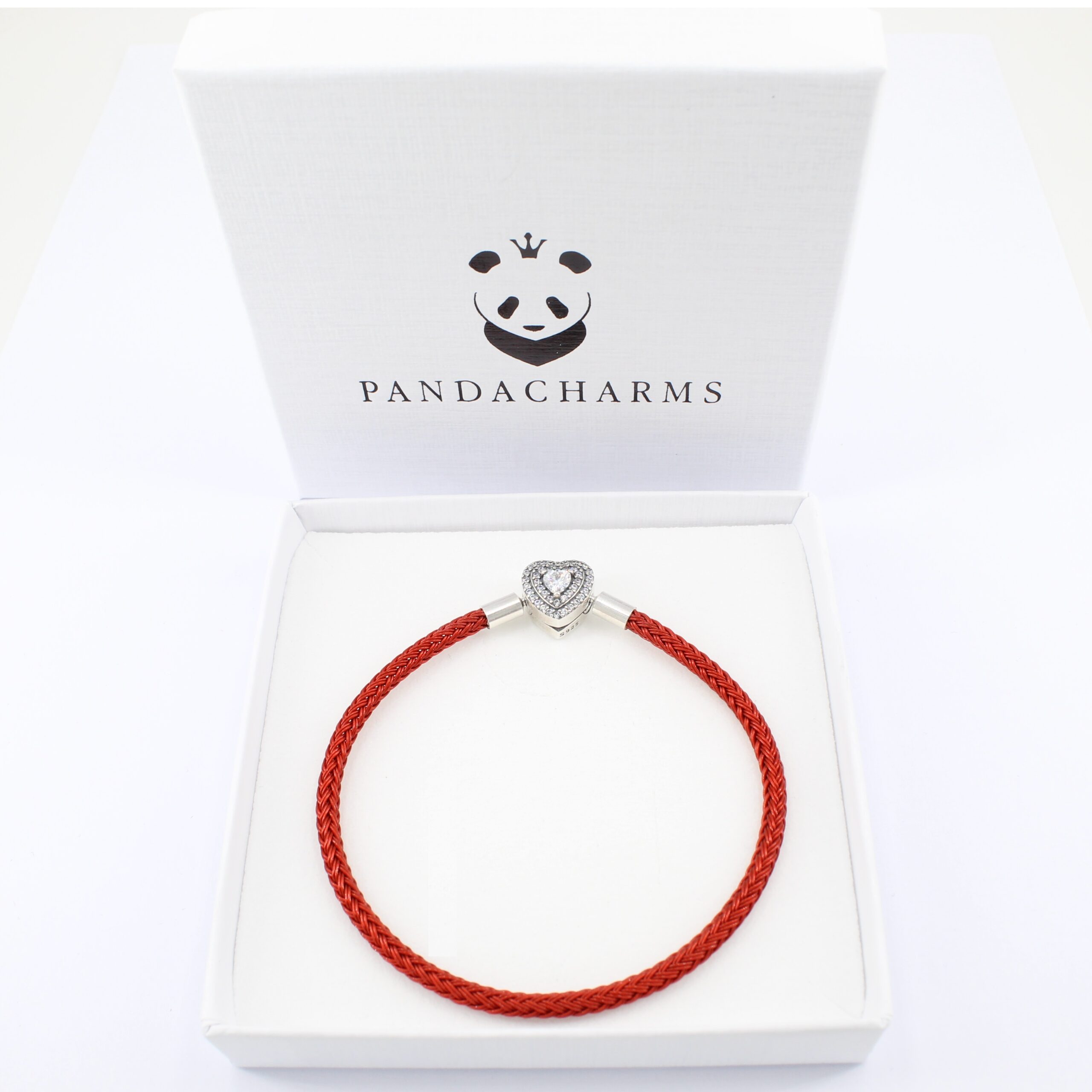 Alternative view of Rotes Charm Armband Forever & Always Herz