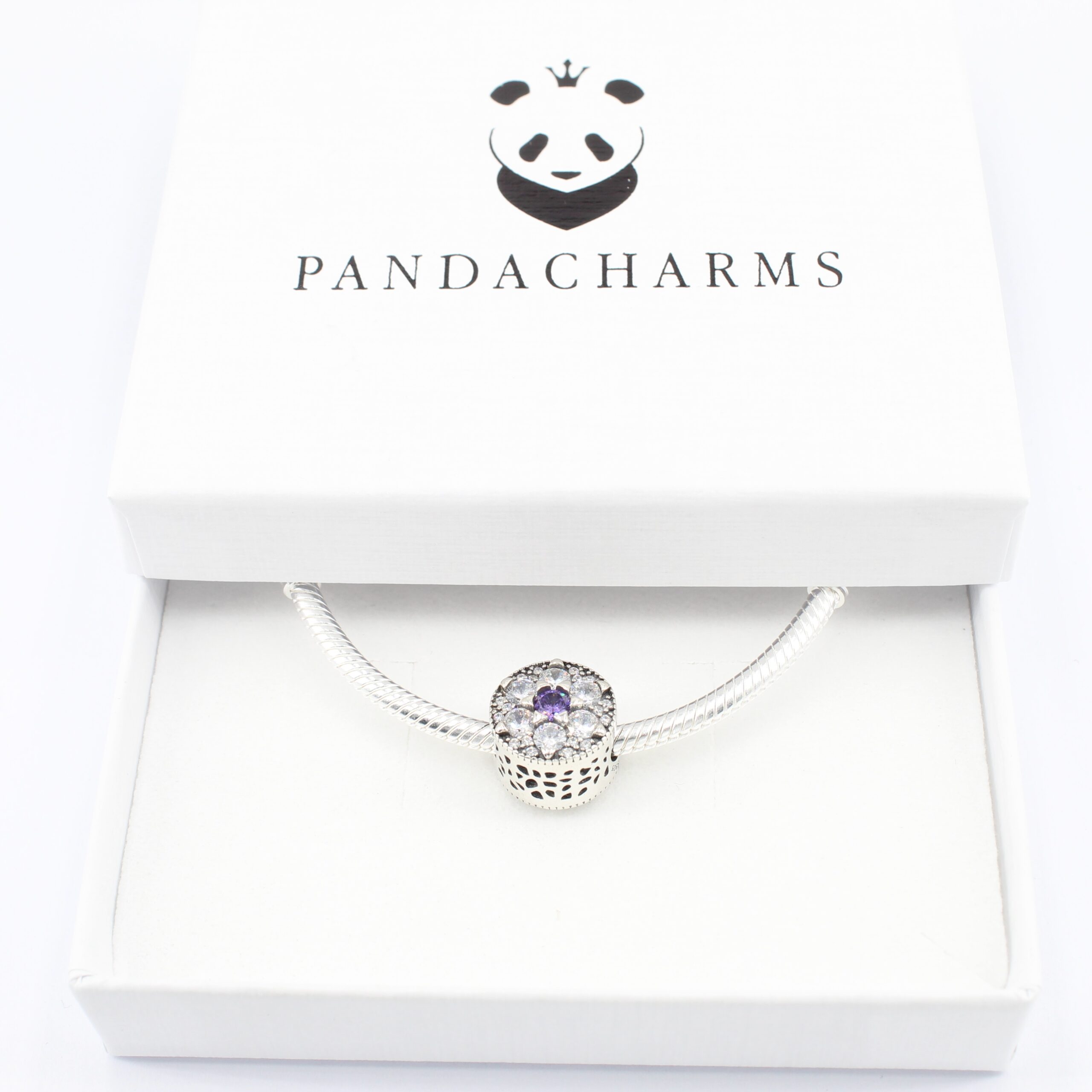 Lila Blumenstern Charm 3 Lila Blumenstern Charm