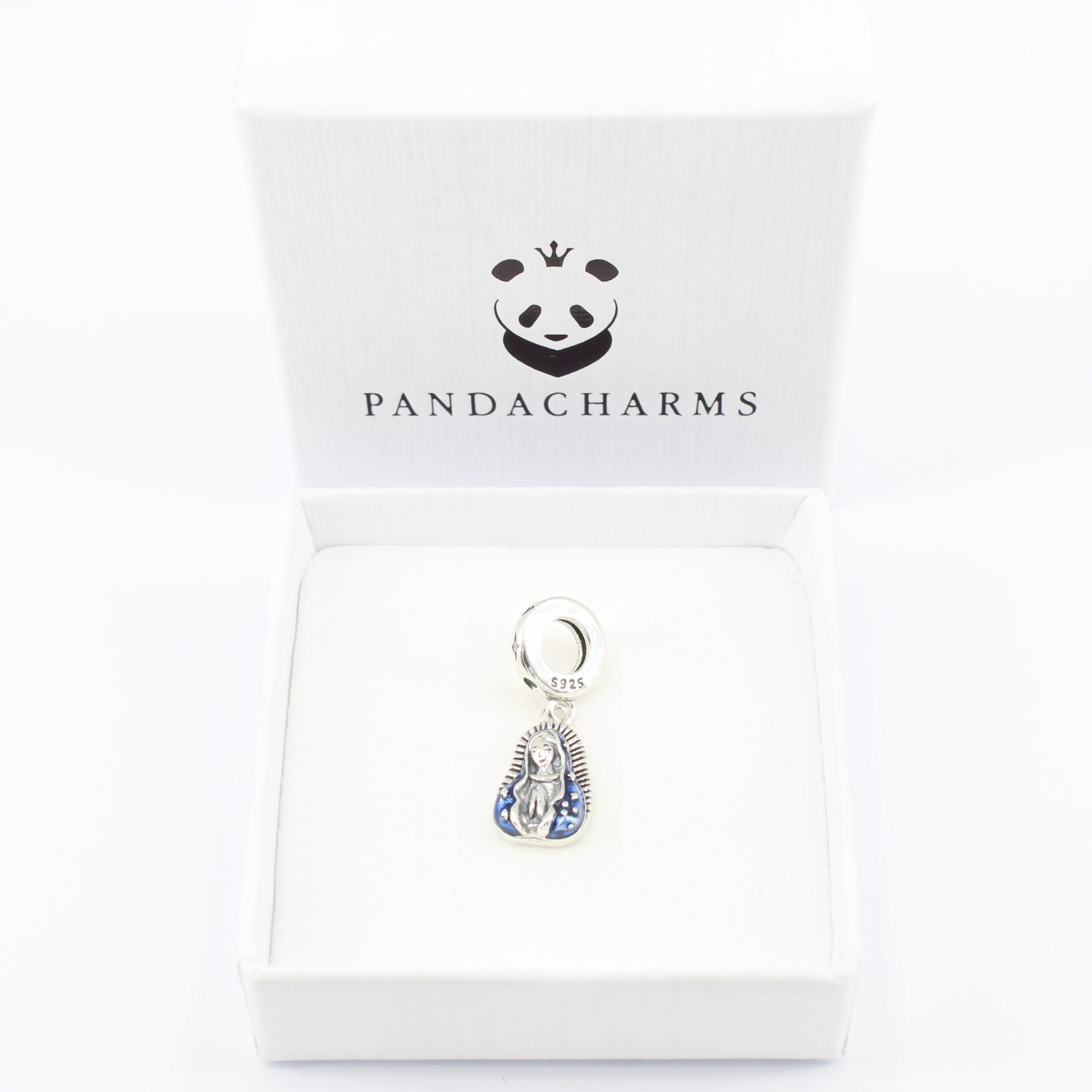 Alternative view of Blaue Madonna Charm Anhänger