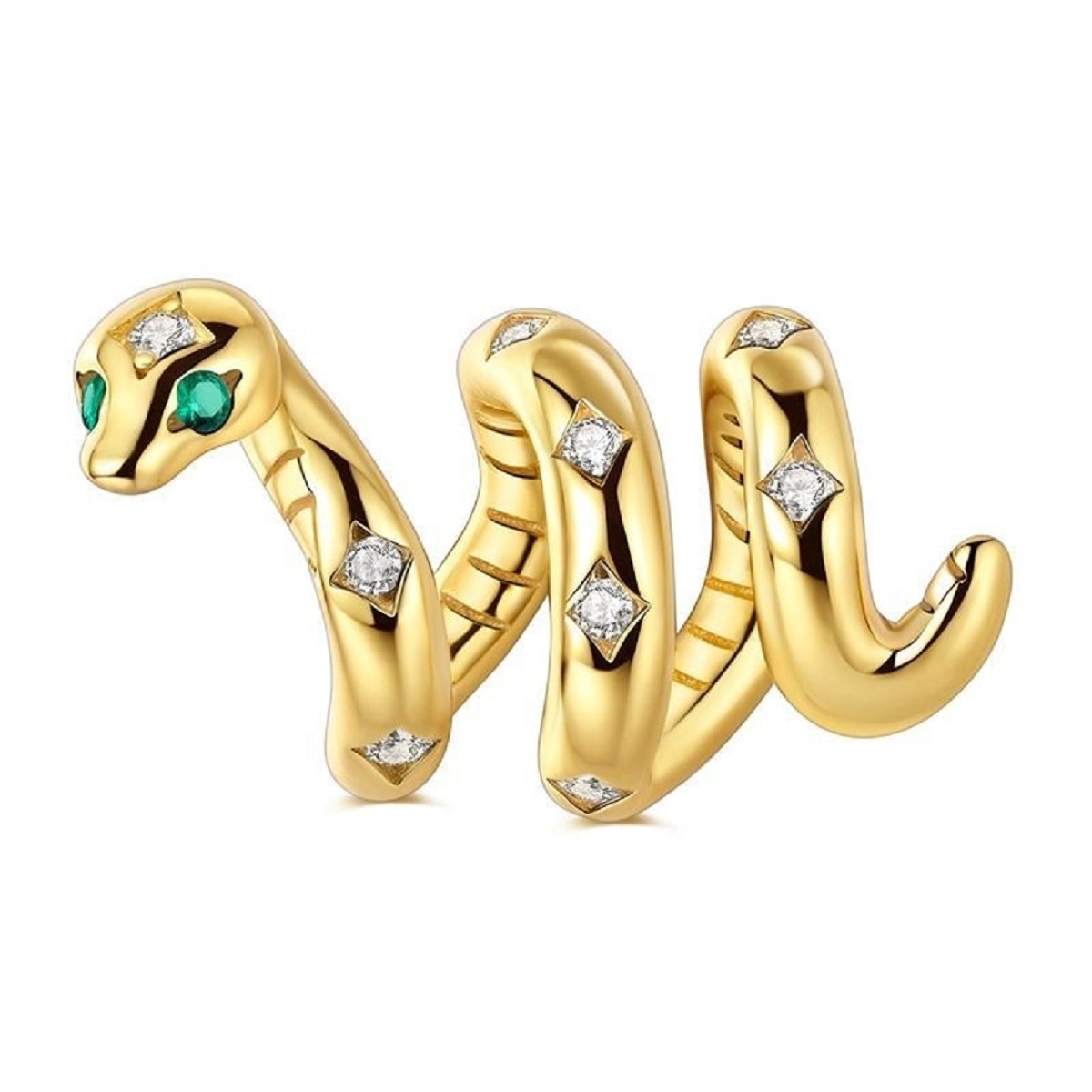 PANDACHARMS Goldene Schlange Charm, SKU C04101